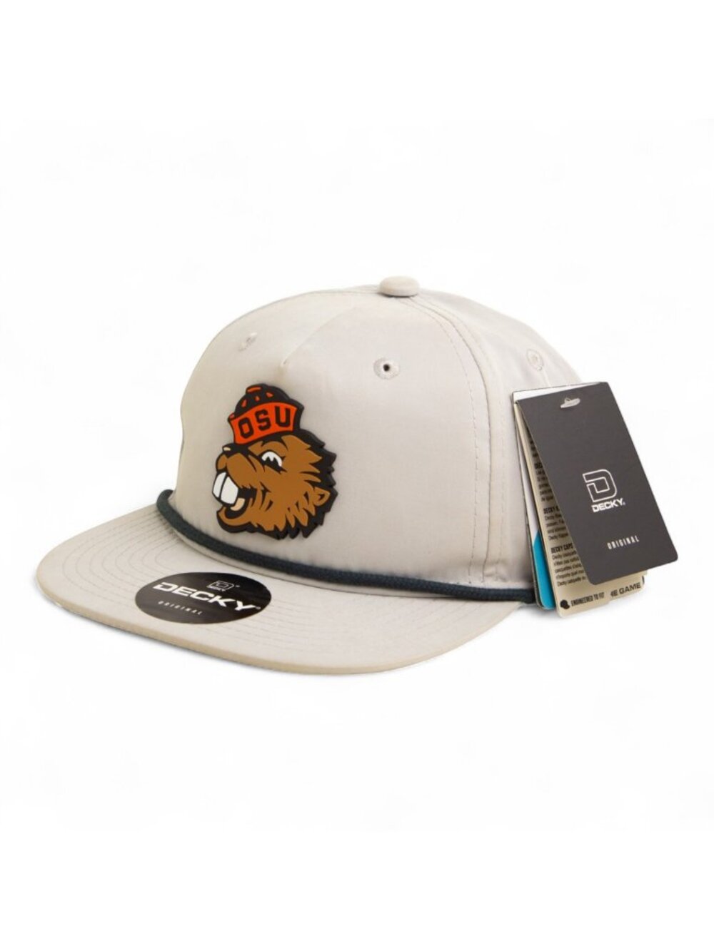 Oregon State Beavers Benny 3D Classic Rope Hat- Grey/ Charcoal